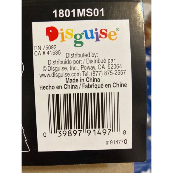 Bendy Costume By Disguise Kids L/G (10-12) Includes Mask & Gloves Black/White - Picture 10 of 14